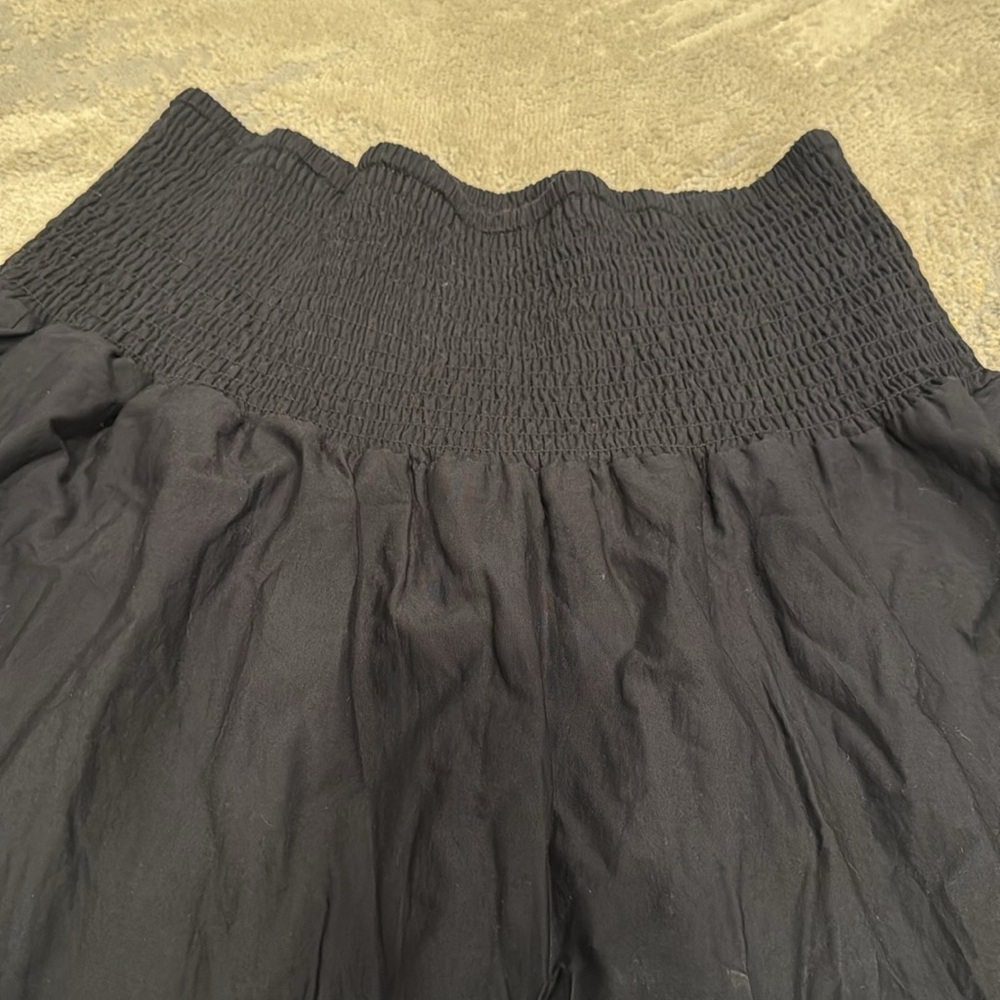 Jason Wu womens Size XL embroidered Eyelet Midi Tiered Skirt black lined floral - Picture 3 of 8